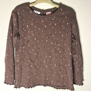 3/$10🌻. ZARA ribbed long sleeve blouse (3-4Y)